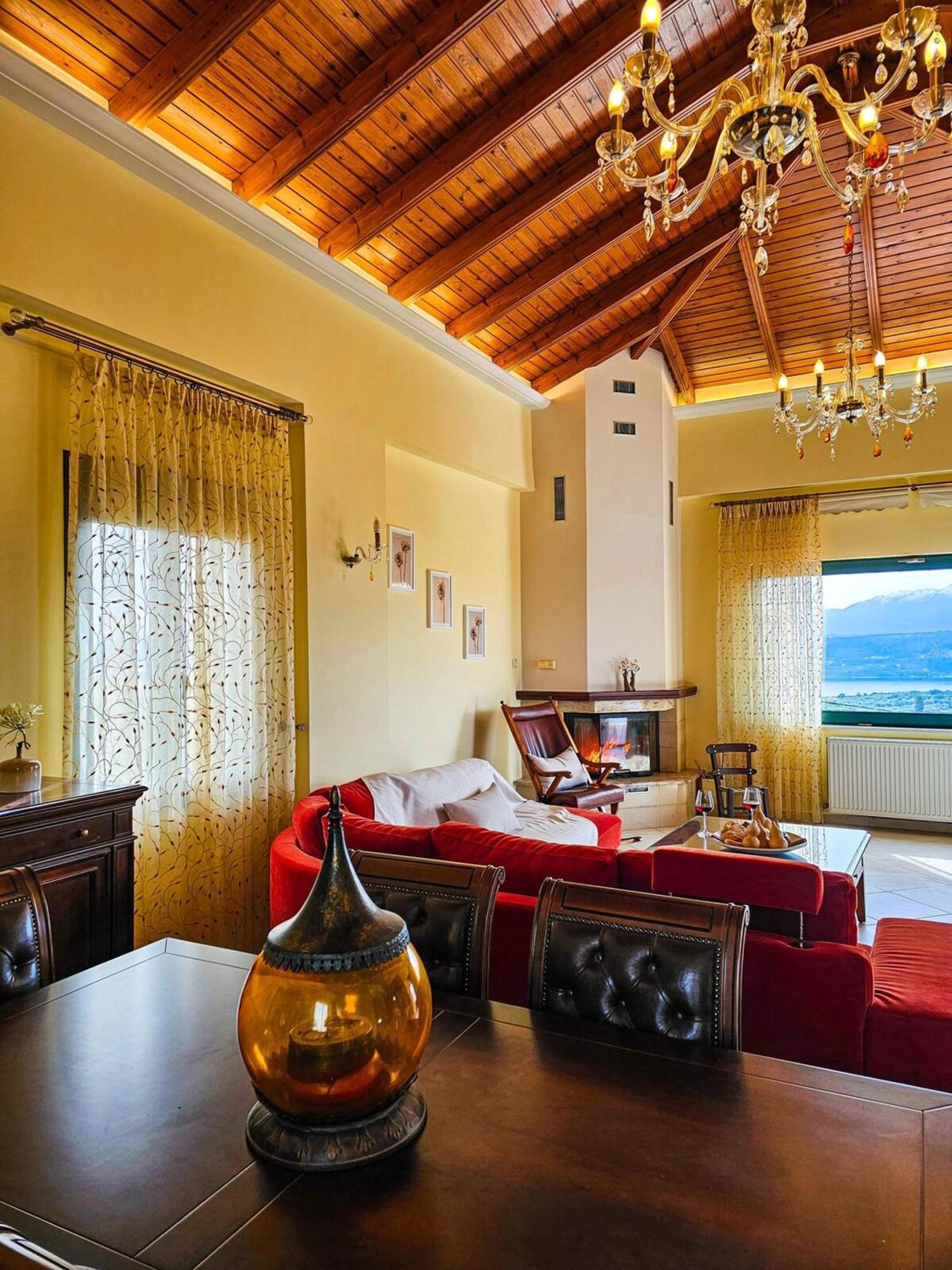 Villa Aitheras With Sea Views And Garden Stérnai Eksteriør bilde