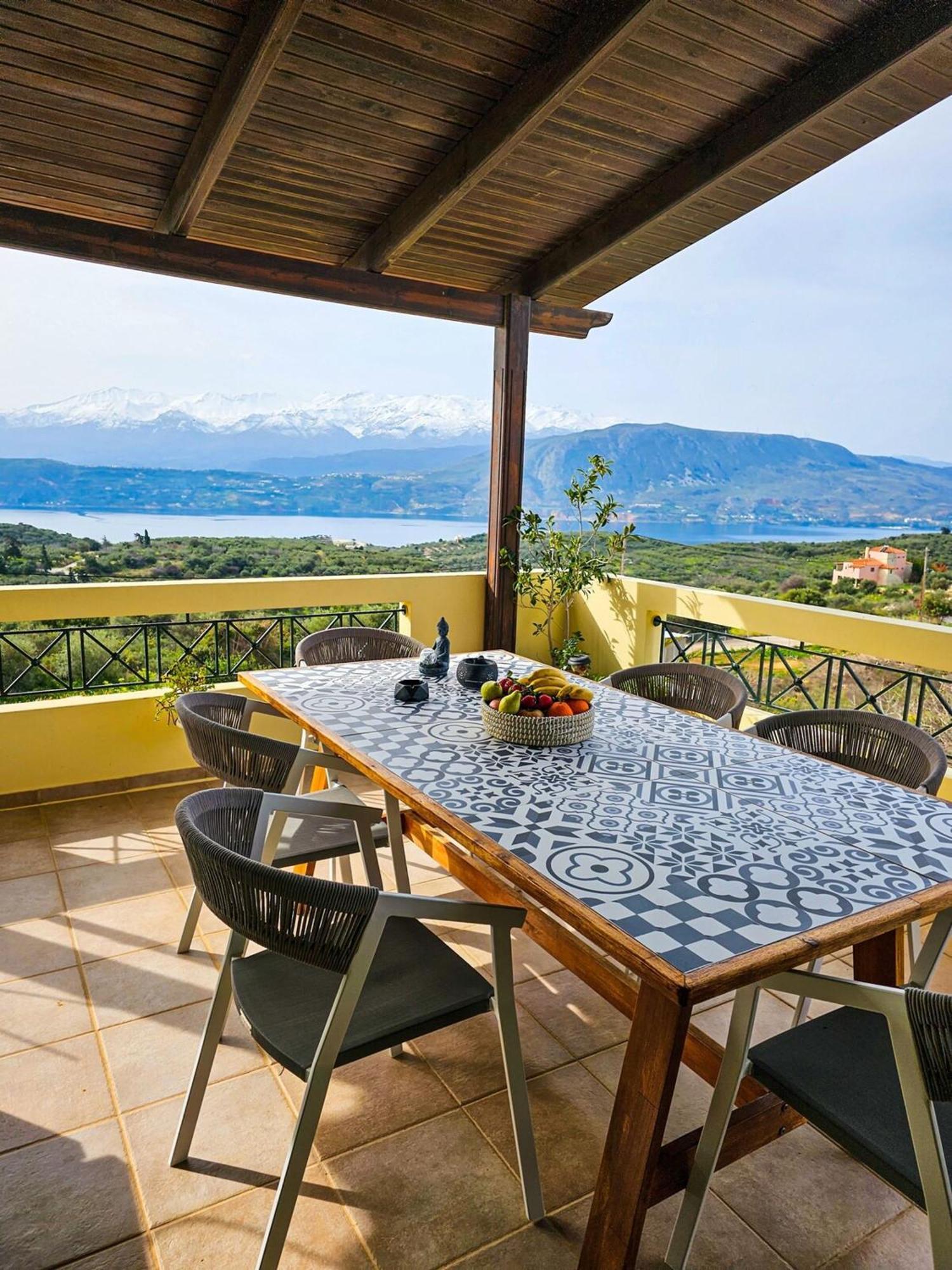 Villa Aitheras With Sea Views And Garden Stérnai Eksteriør bilde